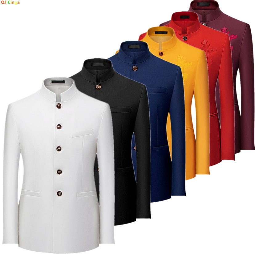 Men'S Style Formal Wear - Мужской пиджак в китайском стиле с