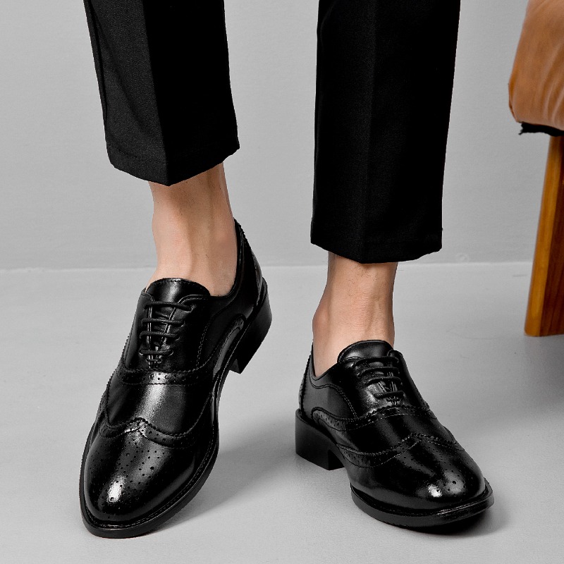 Men'S Style Formal Wear - Классические мужские кожаные туфли-лоферы без шнурков,
