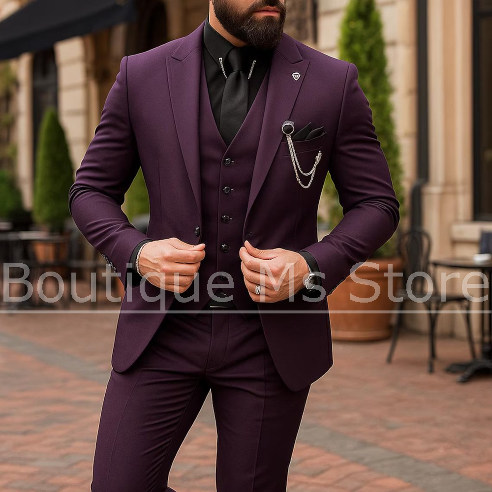 Розовый, красный мужской костю – обзор и цена Men Formal Wear Pink