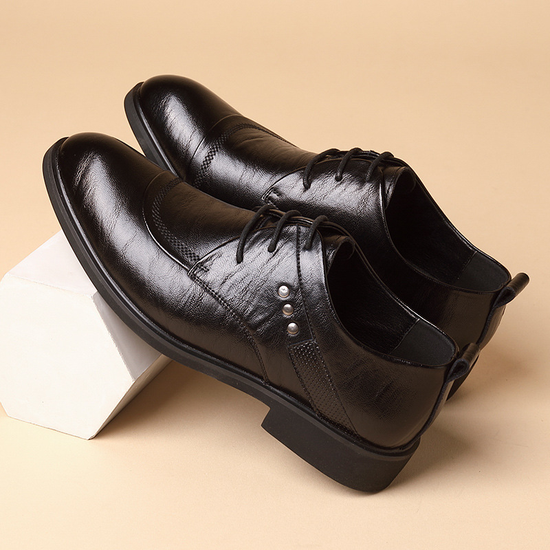 Кожаные оксфорды с металлическ – обзор и цена Men'S Formal Party Wear Shoes