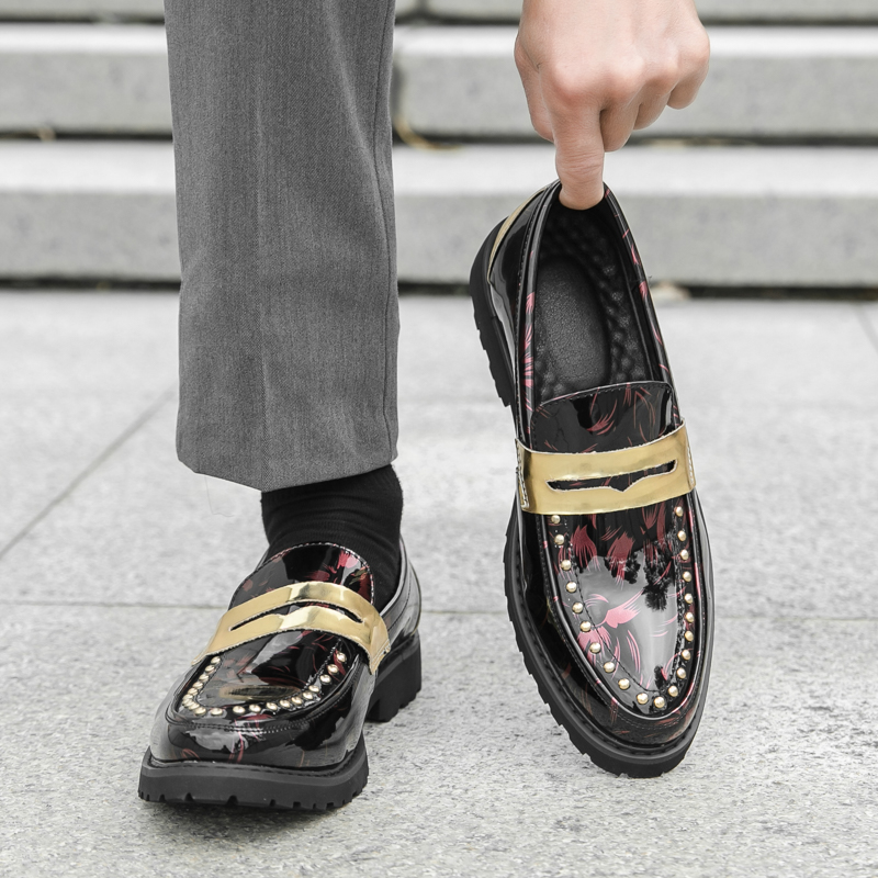 Мужские модные лоферы из искус – обзор и цена Men'S Formal Party Wear Shoes