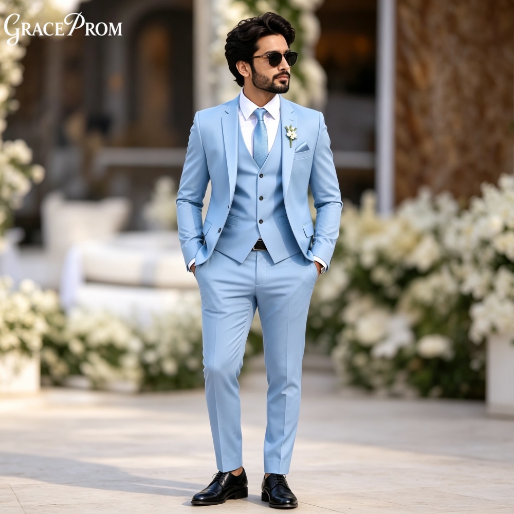 Элегантный светло-голубой мужс – обзор и цена Men'S Formal Evening Wear