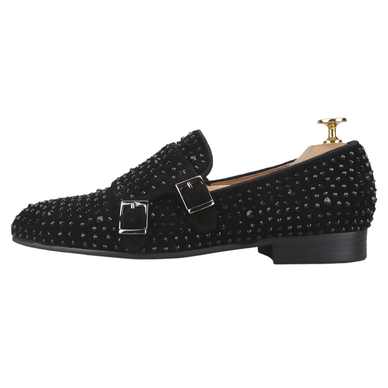 Piergitar/Новые черные замшевы – обзор и цена Men'S Formal Party Wear Shoes