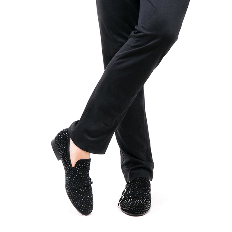 Piergitar/Новые черные замшевы – обзор и цена Men'S Formal Party Wear Shoes
