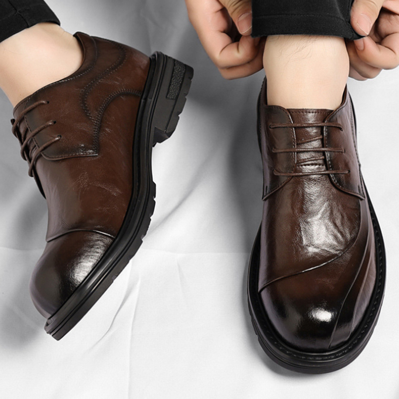 Коричневые туфли из натурально – обзор и цена Men'S Formal Party Wear Shoes