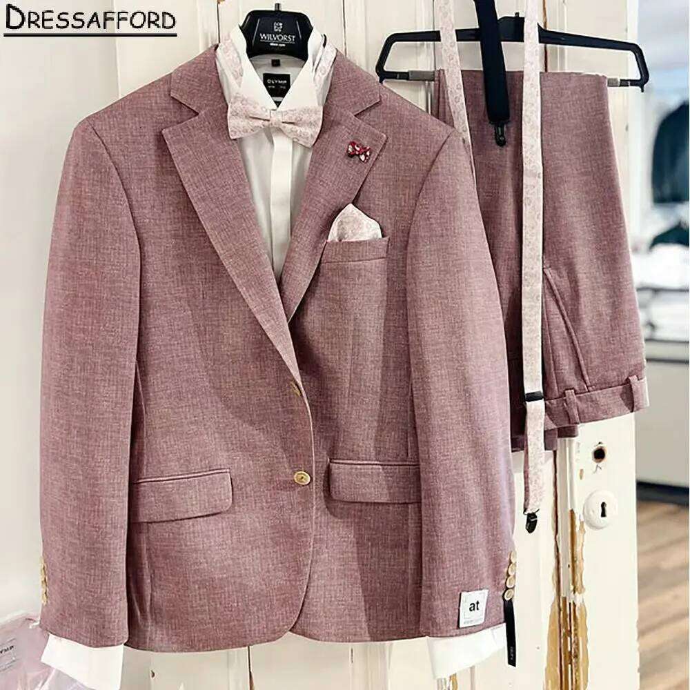 Розовый торжественный свадебны – обзор и цена Men Formal Wear Pink