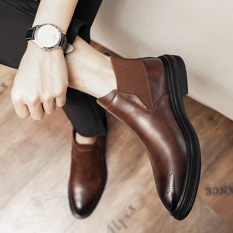 Высокие кожаные туфли универса – обзор и цена Men'S Style Formal Wear