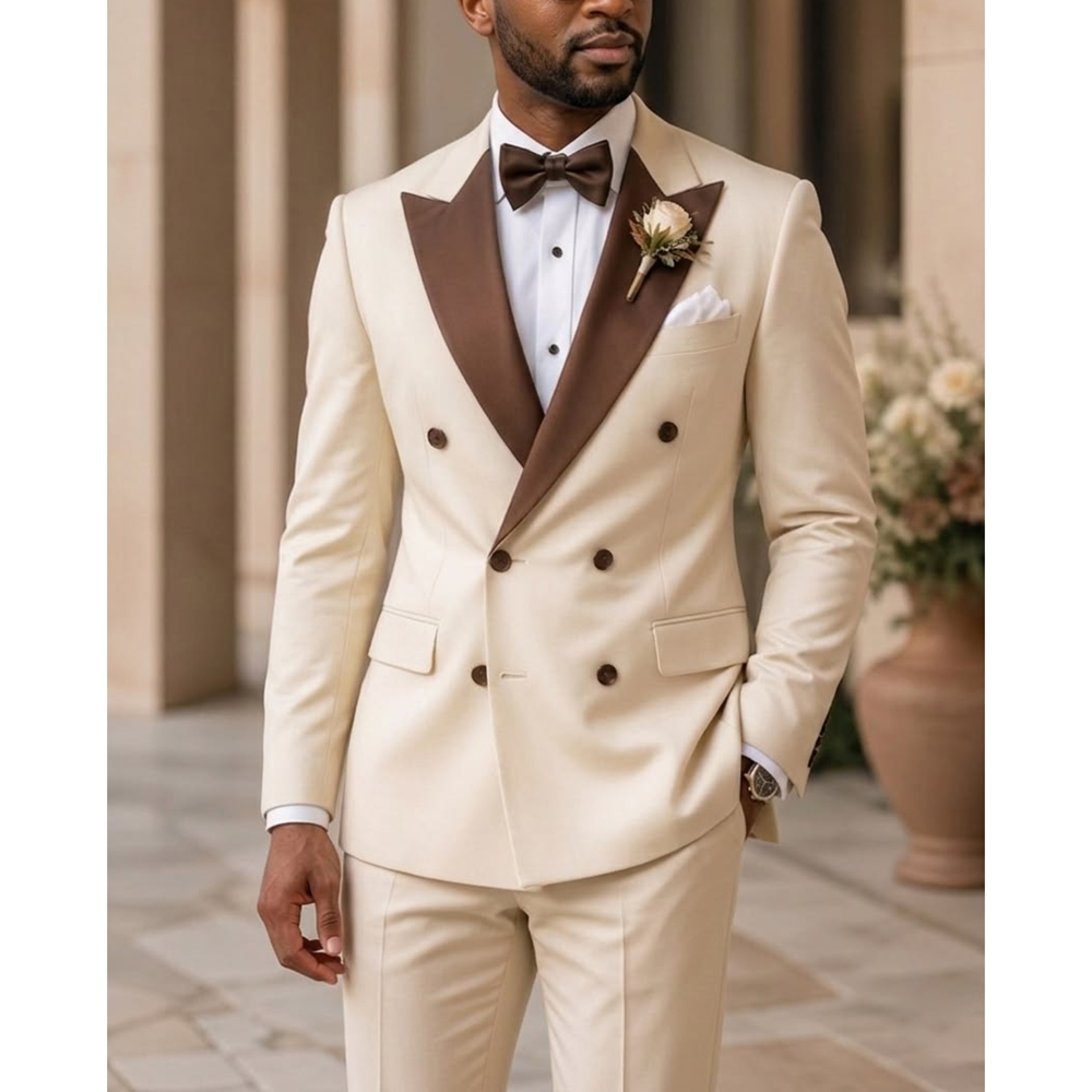 Мужской двубортный смокинг с о – обзор и цена Men Formal Wear Outfits